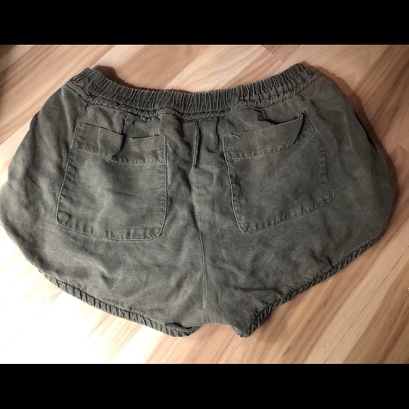 Community army green shorts. - Picture 2 of 2